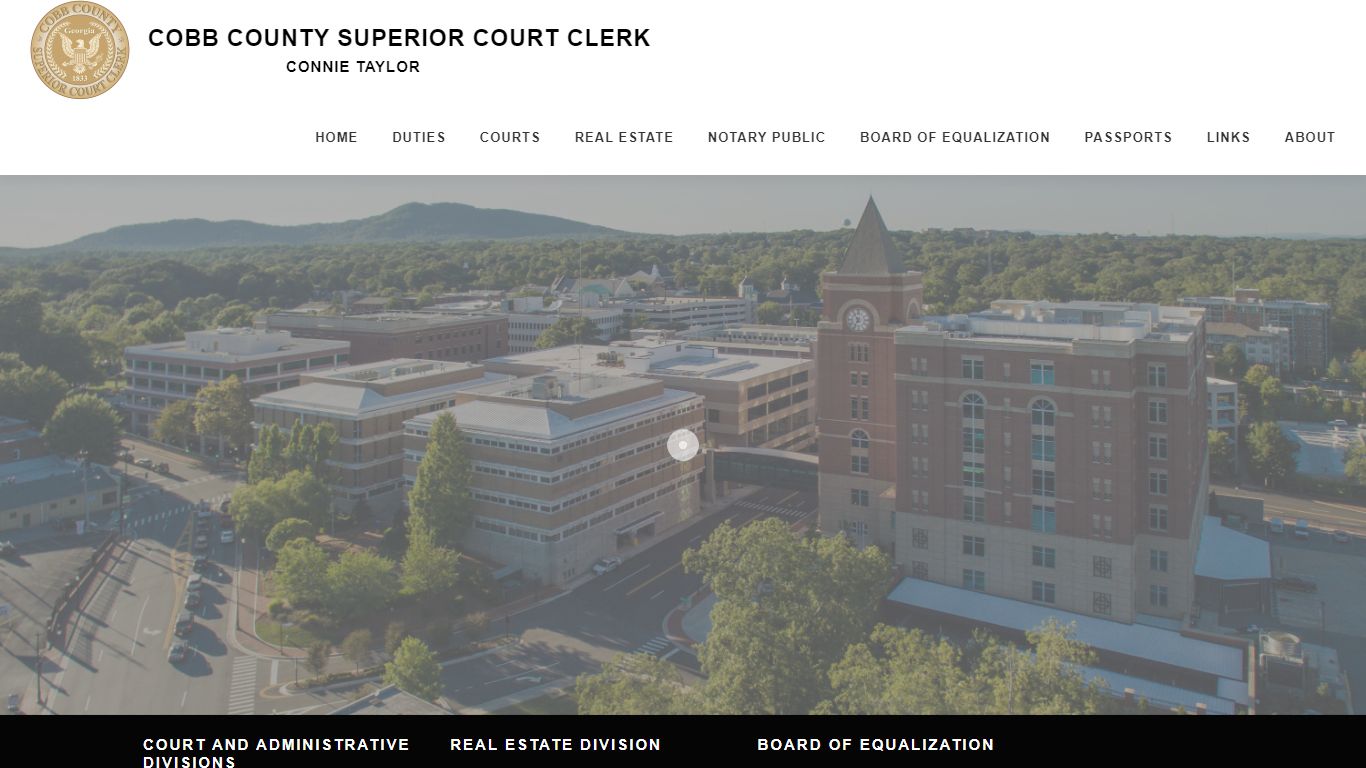 Cobb County Superior Court Clerk – Connie Taylor